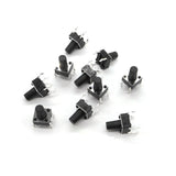 Tactile Switch / 4 Pin Reset Switch  6X6X6.8 Micro Switch ( Pack Of 1 )