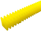 82 Teeth 15 inch Plastic Gear Rack Linear Rack for Rack and Pinion Mechanism (Yellow)