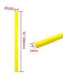 82 Teeth 15 inch Plastic Gear Rack Linear Rack for Rack and Pinion Mechanism (Yellow)