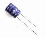 470uf 25v Electrolytic Capacitor (1 Pc)