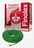 0.75 sq. mm Green Finolex Silver Flame Retardant PVC Insulated Industrial Cable Wire ( 1 Meter )