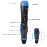 Itouch Plus 3D Pen with 3 filaments (Blue)