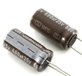 680uF 25v Electrolytic Capacitor (1 Pc)