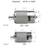 RS 775 Metal Large Torque Small DC 12V-24V Motor