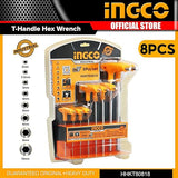 INGCO HHKT80818 8 Pcs T-handle Hex Wrench Set