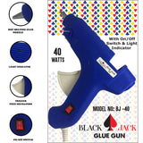 BlackJack BJ-40 Hot Melt Glue Gun 40 Watts (Multi-colour)