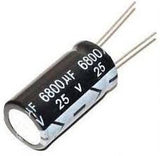 6800uF 25v Electrolytic Capacitor (1 Pc)