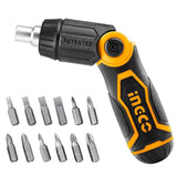 INGCO AKISD1208 13 In 1 ratchet screwdriver set