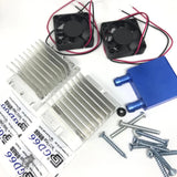 Thermoelectric Dual Peltier Refrigeration water Cooling System DIY Kit (without Peltier)